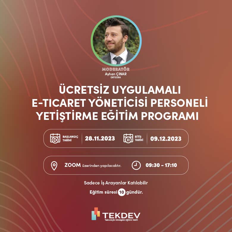 Ücretsiz Sertifikalı E-ticaret Yöneticisi Eğitim Programı