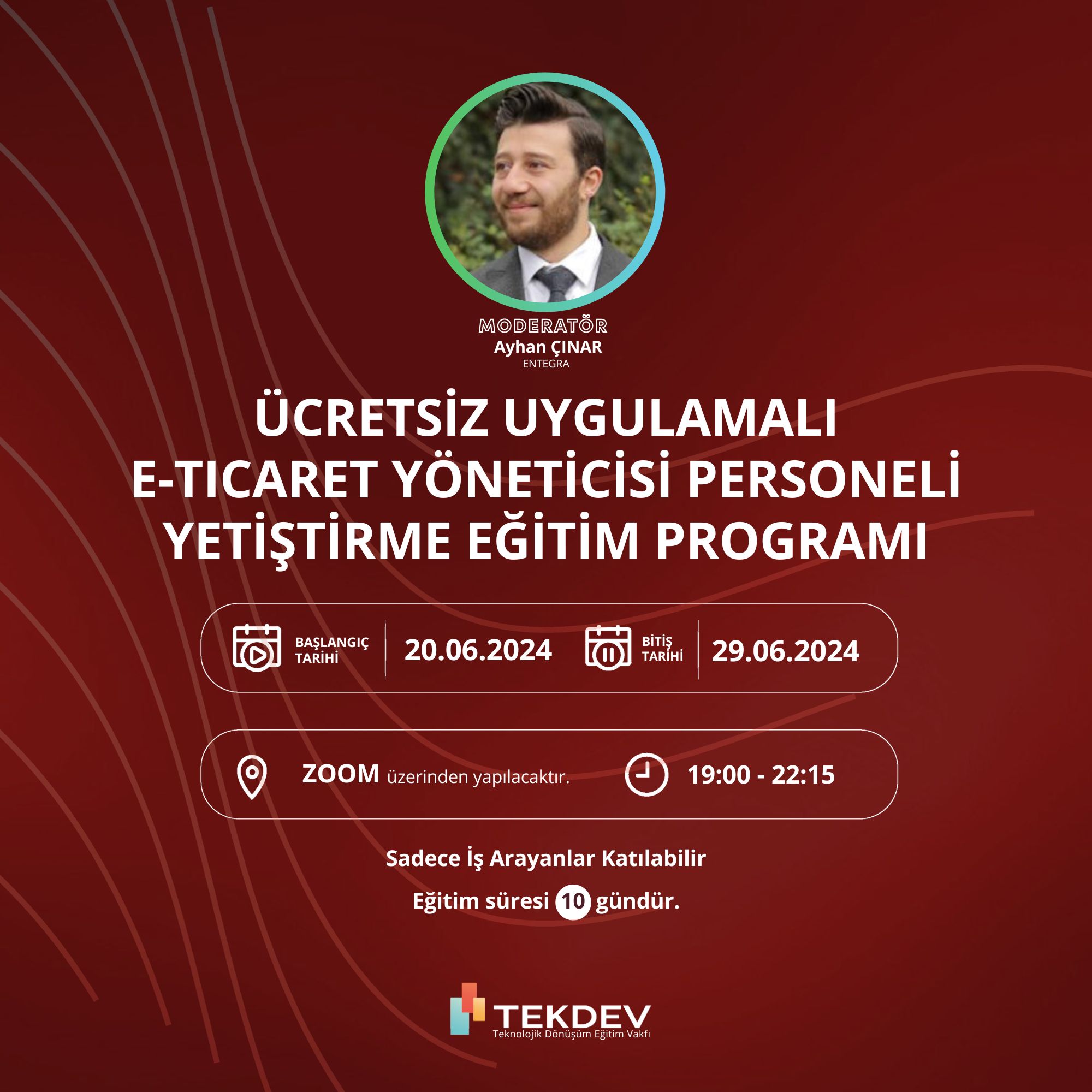 Akşam Programı - Ücretsiz Sertifikalı E-ticaret Yöneticisi Eğitim Programı