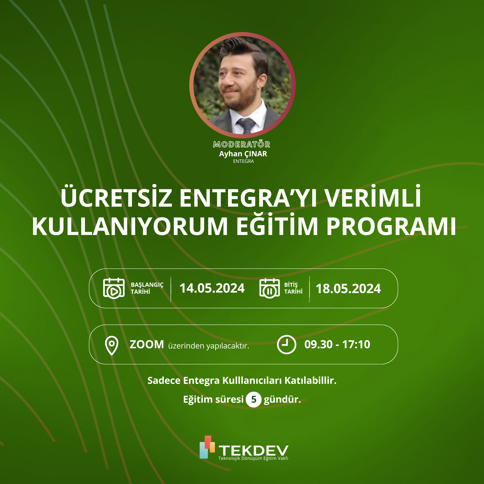 Ücretsiz Sertifikalı Verimli Entegra Kullanımı